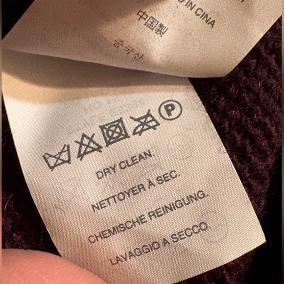 J. Crew women’s wool blend burgundy turtleneck sweater size XS - Picture 9 of 9